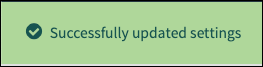 config success tile